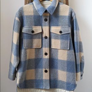 Isabel Marant Étoile Harveli Wool Shirt Jacket 34